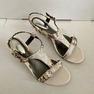 Alfani white sandals size 7.5